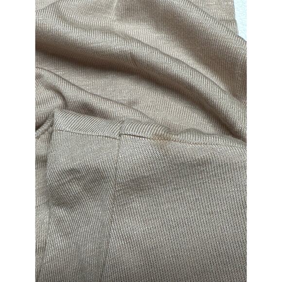 The Hour Top Women Medium Taupe Piper Cut Out Tank Sleeveless Stretch Neutral - Picture 7 of 13